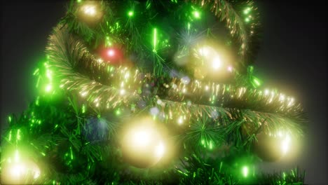 Foto-De-Estudio-Alegre-De-Un-árbol-De-Navidad-Con-Luces-De-Colores